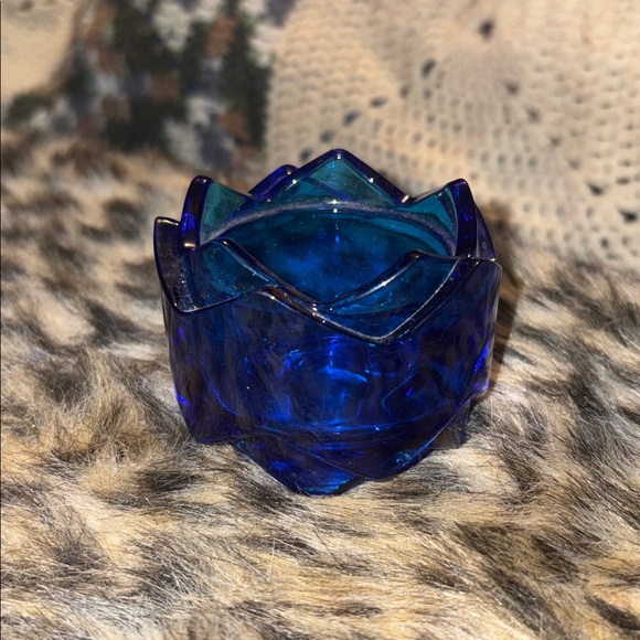 Vintage AVON Cobalt Blue Votive Holder, OS - Picture 5 of 8